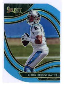 2020 Panini Select - Teddy Bridgewater - Field Level - Light Blue Die Cut - #329 - Picture 1 of 2