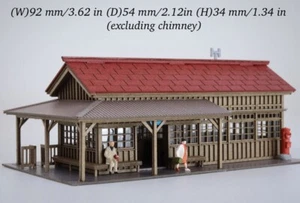 Kit de construcción de estación Kamikambai Baiodo Watarase Gorge escala 1:150 - Imagen 1 de 12