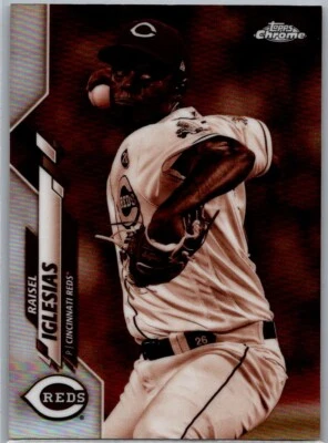 2020 Topps Chrome Sepia Refractor Raisel Iglesias #175 Cincinnati Reds - Image 1 of 2
