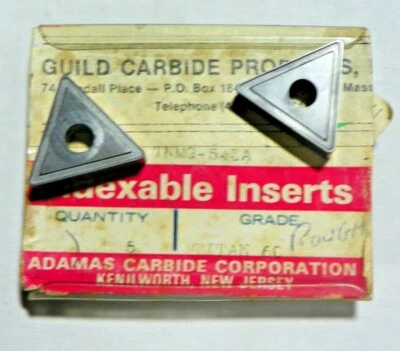 3 ШТ., ADAMS, TNMG 543A TITAN 60 ТВЕРДОСПЛАВНЫЕ ВСТАВКИ F775 - Изображение 1 из 4