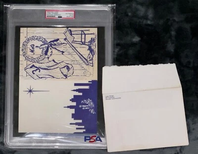 Casey Stengel "1962 Inaugural Mets Manager" Signed Auto Christmas Card PSA Rare - Image 1 of 4