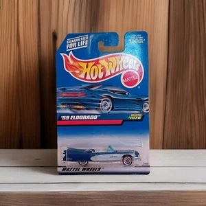 Cadillac Eldorado 1959 convertible azul metálico 1999 Hot Wheels #1076 diecast - Imagen 1 de 5
