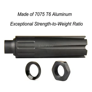 4.5" Extra Long Linear Compensator Muzzle Brake for .22LR .223 556 9MM - Picture 1 of 9