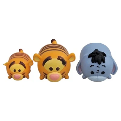 Disney Winnie the Pooh Tsum Tsum Set Vinyl Figures Tigger & Eeyore - Image 1 of 4