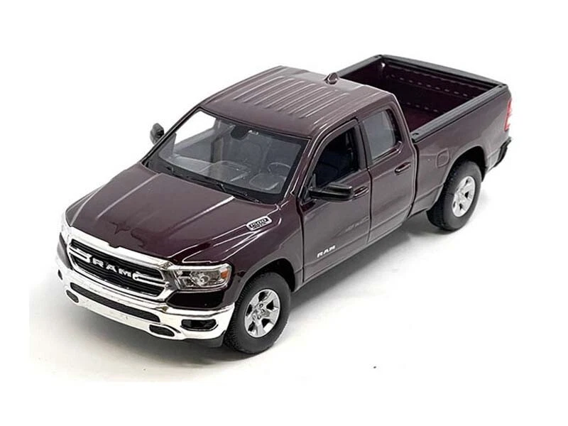 Dodge Ram 1500 2019 camioneta pickup roja modelos NEX modelo a escala 1:24 Welly 24104MRD Foto 1 de 1