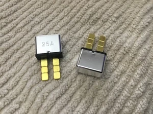 2 - 25A Tipo 2 Interruptor Circuito 25 Amp Tipo II Restablecimiento Automático CB155-25 Paquete de 2 NUEVO - Imagen 1 de 1
