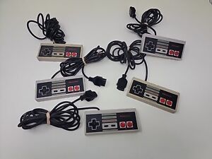 NES Original NINTENDO Gamepad Controller LOT OF 5 FOR PARTS  AS IS