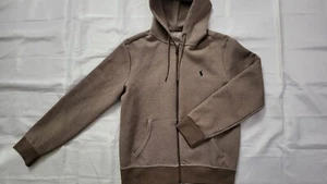 NUOVA POLO RALPH LAUREN UOMO FELPA CON CAPPUCCIO ZIP FRONTALE TAGLIA M - Foto 1 di 3