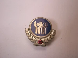 Nikken International Red Stone Logo Vintage Lapel Pin u36 - Picture 1 of 5