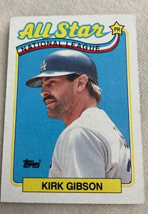 1989 Topps Kirk Gibson All-Star #396 MINT PSA 9 National League Baseballkarte - Bild 1 von 2