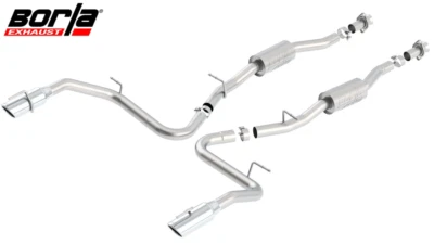 Borla ATAK Cat-Back Exhaust System w/ 4" Tips For 1999-2004 Ford Mustang Cobra Foto 1 de 2
