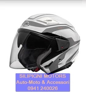PREMIER BLISS X8 Casco Jet Moto Scooter Open Face Helmet Premier Grafica X8White - Foto 1 di 8