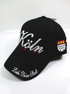 Basecap Köln Baseball Kappe Souvenir Germany Golfmütze Liebe deine Stadt schwarz - Bild 1 von 7