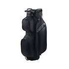 Izzo Golf Deluxe Cart Bag - Golf Cart Bag For Push Cart Or Golf Cart Black/Grey