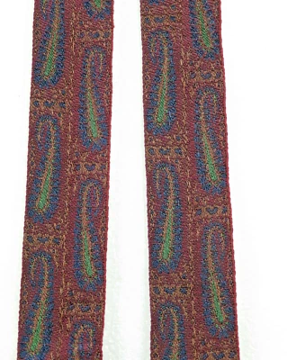 ¡Raro! Brackets tirantes MARTIN DINGMAN, herrajes de latón paisley, logotipo $89 Foto 1 de 4