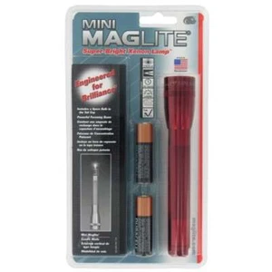 Mag Instrument Red Mini Maglite With Candle Mode M2A03H - Picture 1 of 1