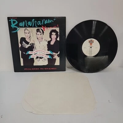 Bananarama Venus Fire LP Vinyl is MINT Brimstone Hellfire Mix 12' Single 886-088 - Image 1 of 4