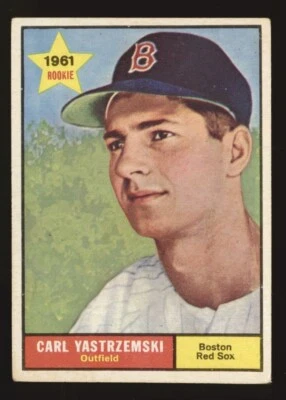 1961 Topps - #287 Carl Yastrzemski Boston Red Sox HOF VG-EX++ WELL CENTERED - Image 1 of 2