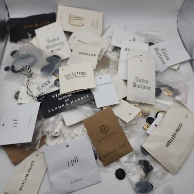 Clothing Button Lot Name Brand Extra Mystery Lot J Jill Coldwater Creek And More - Image 1 of 4