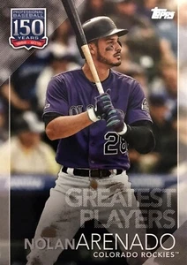 2019 TOPPS UPDATE - 150 YEARS OF PROFESSIONAL BASEBALL - NOLAN ARENADO (#150-29) - Picture 1 of 1