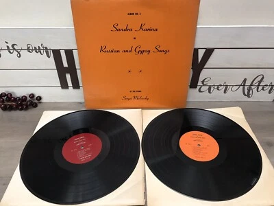 SANDRA KARINA: Russian Gypsy Songs No.1&2 LP Kismet Sergei Malavsky RARE PRIVATE - Image 1 of 4