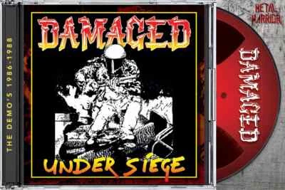DAMAGED – Under Siege (LIM.300 CD*US SPEED METAL*OVERKILL*RUTHLESS*LIEGE LORD 86 - Bild 1 von 2