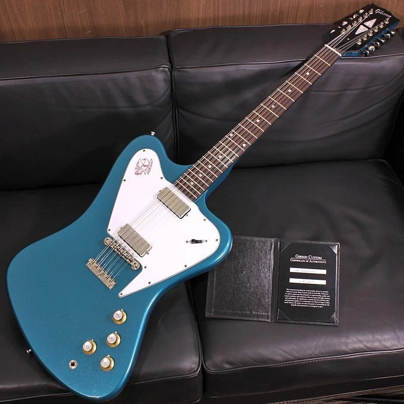 Gibson custom shop 1965 Non-Reverse Firebird V 12-String Reissue Aqua Mist VOS
