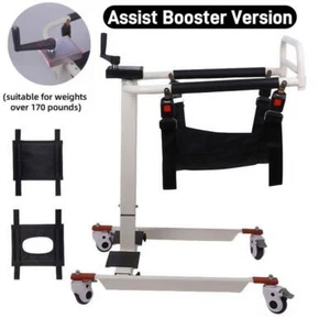 Patient Lift Transfer Chair Disabled Lift Wheelchairs Mobility Hoist Home Use - Picture 1 of 17