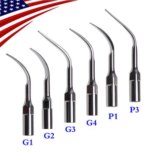 5pcs USA Dental Ultrasonic Scaler Tips Scaling Fit EMS Woodpecker Handpiece GP - Picture 1 of 8