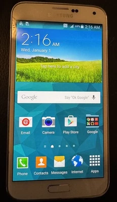 Samsung Galaxy S5 SM-G900A (ATT) Gray 16GB Fast Ship Good Used Blemishes!! - Image 1 of 3