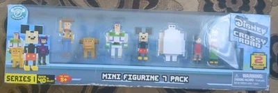 Disney Crossy Road SERIES 1 MINI FIGURE 7 PACK exclusive hiro & clarabelle  - Image 1 of 4