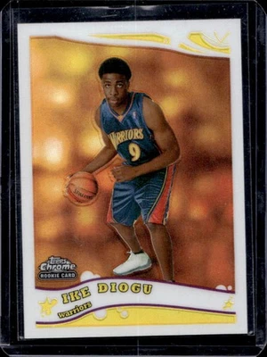 2005-06 Topps Chrome Ike Diogu Refractor Rookie RC #/999 Warriors - Image 1 of 2