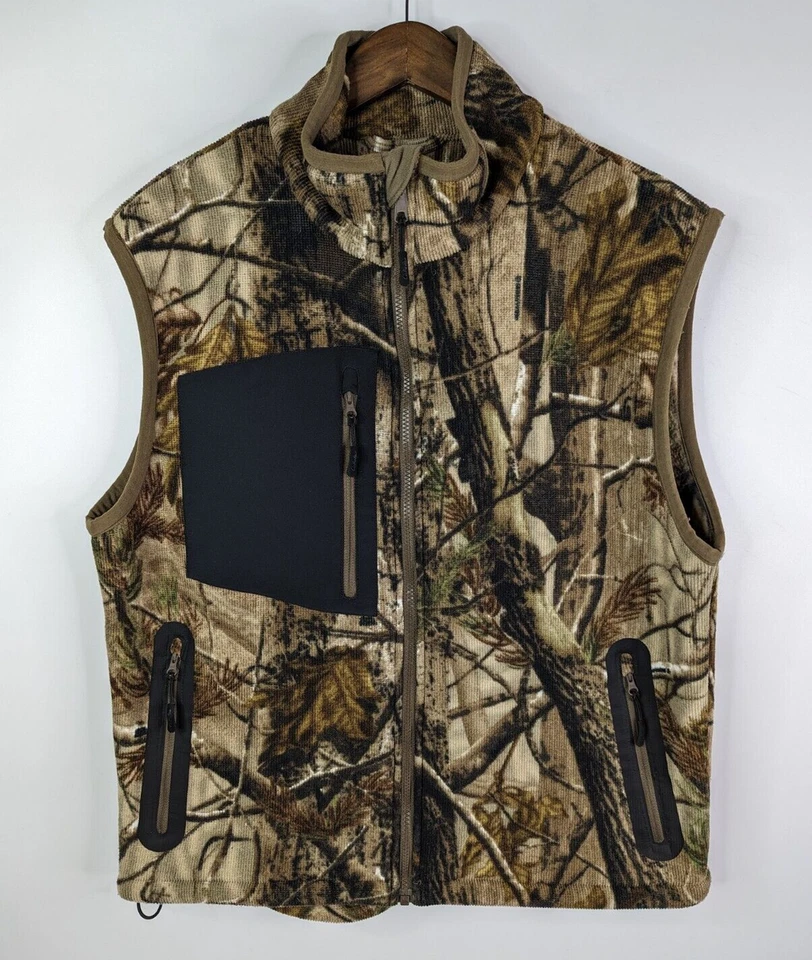 Cabela's Insulated Hunting Vest Fleece Realtree Camo Mens XXL 2XL Windsheer - Image 1 of 3