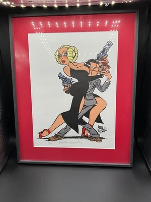 Tango met Agent 327, Limitiert 59/75. Druck mit Passepartout + Rahmen - Bild 1 von 4