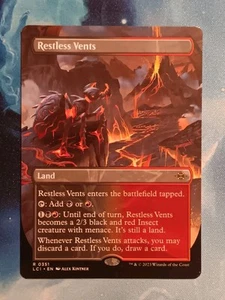 MTG Restless Vents Borderless - The Lost Caverns of Ixalan #351 - Picture 1 of 2