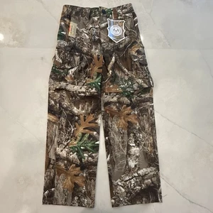 Pantalones Magellan Exterior Juvenil Pequeños Realtree Edge Camuflados Caza Cremallera Nuevos con Etiquetas - Imagen 1 de 11