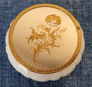 Vintage • Matson MFG • Porcellana • Trinket/Polvere Ciotola con Coperchio Design Floreale • Ecc! - Foto 1 di 10
