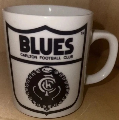 复古 Carlton 足球俱乐部蓝调马克杯澳大利亚设计  — 第 1/4 张图片