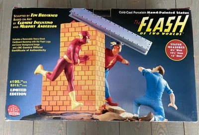 Flash of Two Worlds Limited Edition 10 1/2" Statue #0260/1500 DC Direct - Image 1 of 4