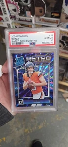 2024 Panini Donruss - Rated Rookie Retro Bo Nix #19 (RC) - Picture 1 of 1