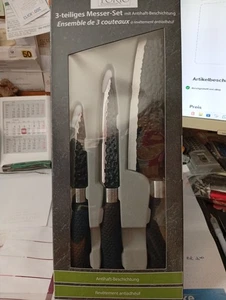 3-teiliges Messerset, mit Antihaft-Beschichtung, Neu,OVP - Bild 1 von 1
