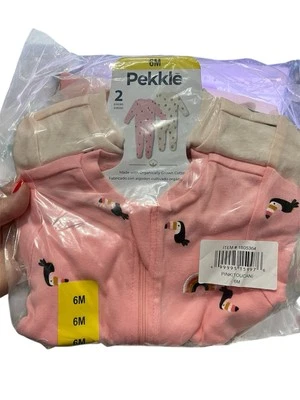 Pekkle Dormitorio NUEVO 6M Paquete de dos Tucanes Aguacate Arco Iris Rosa Crema Cremallera Foto 1 de 3