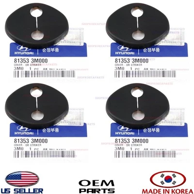 Cubierta de panel de bloqueo de puerta original OEM para Hyundai Kia varios modelos 4 un. Foto 1 de 4