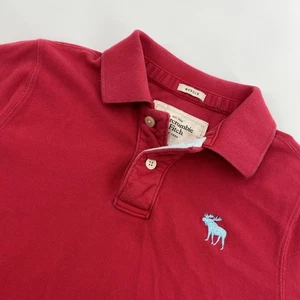 Abercrombie Fitch Shirt Mens Extra Large Muscle Polo Preppy Y2K College XL - Picture 1 of 9