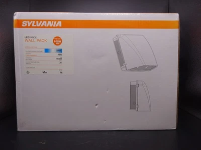 LEDVANCE Sylvania 30W LED Wall Pack 30W, 120-277V, 5000K, 3800 Lúmenes, Bronce Foto 1 de 4