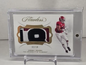 2020 Flawless Football Jumbo Patch -Jerry Jeudy - GOLD SSP /10 - BOWL LOGO 'BAMA - Picture 1 of 2