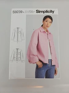 Simplicity Misses' Jacken Muster #S9239 WMS Gr. XXS-XXL - Bild 1 von 2