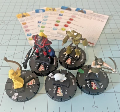 HEROCLIX YuGiOh! Lote con cartas Man-Eater Bug, Revival Jam, Spirit Harp, Kamion Wiz Foto 1 de 4
