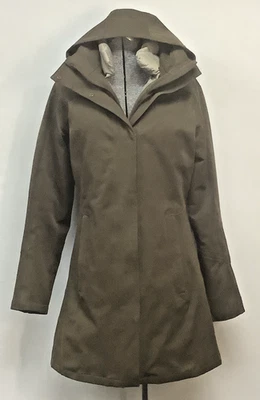 Jaqueta Parka Feminina Patagonia H2NO Raincoat Tamanho Médio Capuz Removível - Imagem 1 de 4