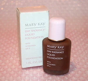 Mary Kay Day Radiance Liquid Foundation Mahogany Bronze 6337 Sunscreen SPF 8 New - Picture 1 of 2